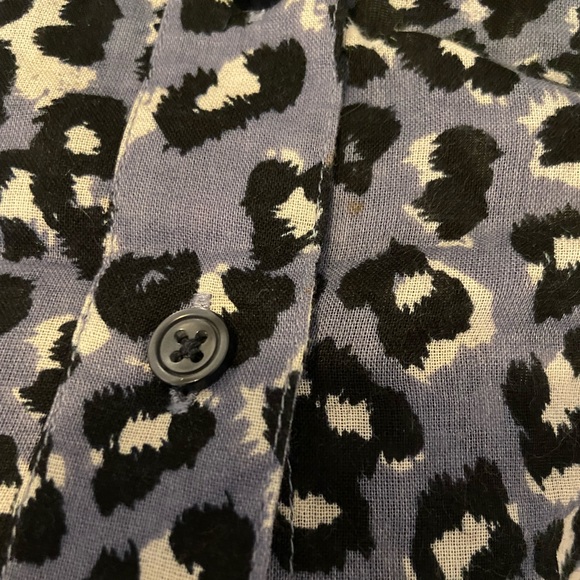 BDG Leopard Print Button Down Shirt - Picture 11 of 16